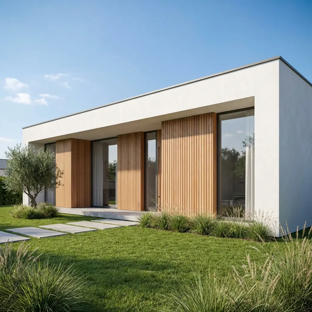 Moderní Bungalov - Přední pohled